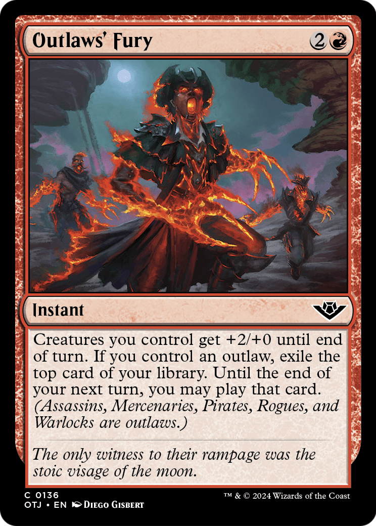 Outlaws' Fury [Outlaws of Thunder Junction] Foil