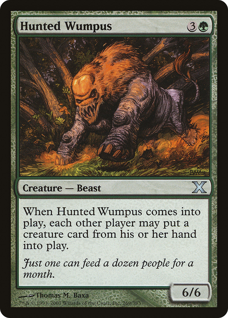 Hunted Wumpus [Tenth Edition] Foil