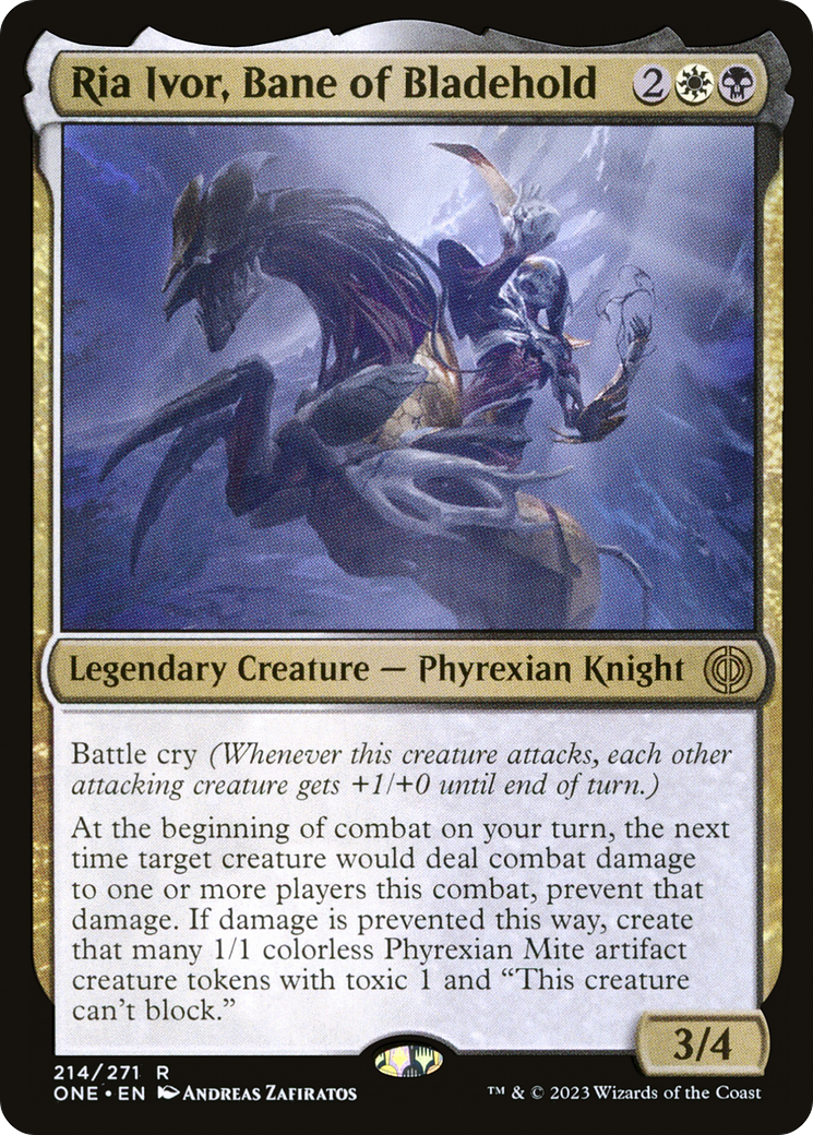 Ria Ivor, Bane of Bladehold [Phyrexia: All Will Be One] Foil