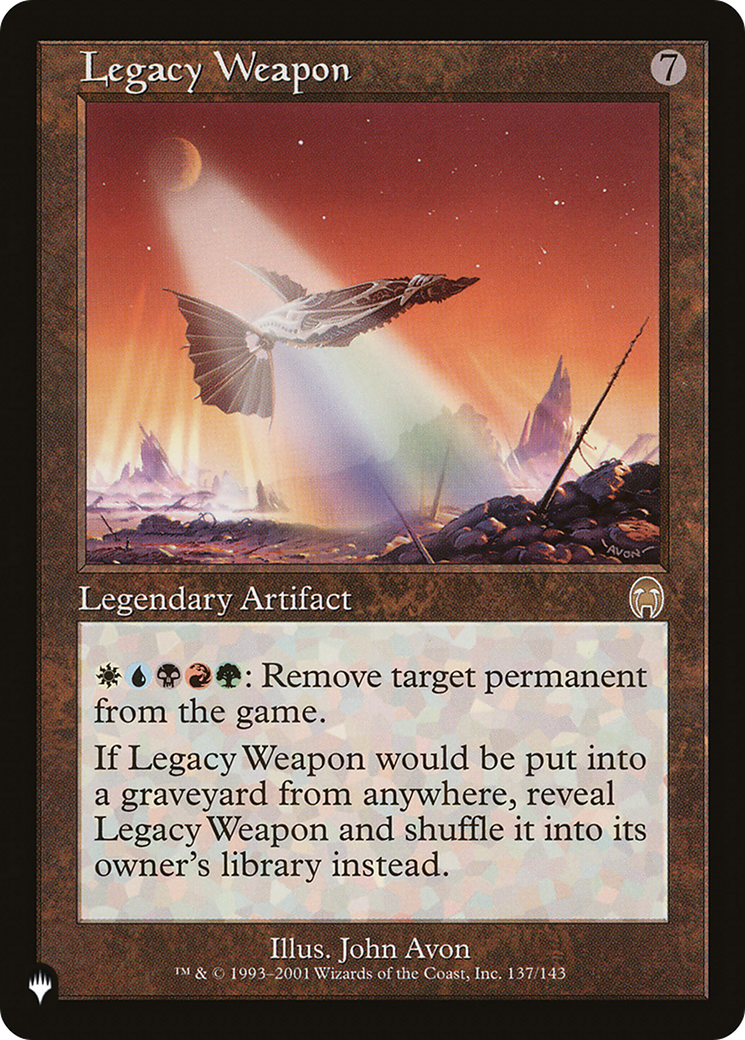 Legacy Weapon |  (APC-137) [The List]