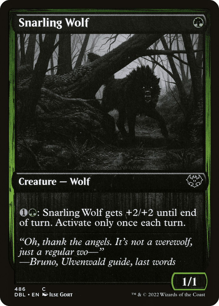 Snarling Wolf (486) [Innistrad: Double Feature]
