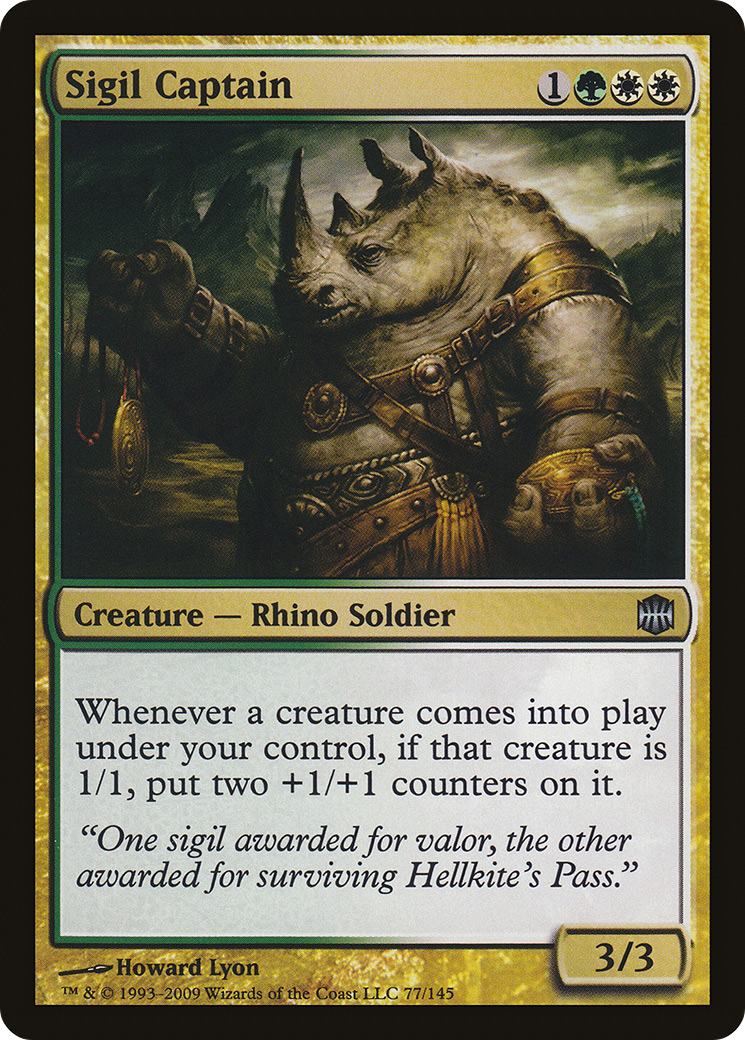 Sigil Captain [Alara Reborn] Foil
