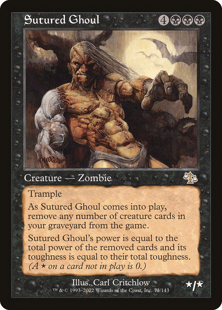 Sutured Ghoul [Judgment] Foil