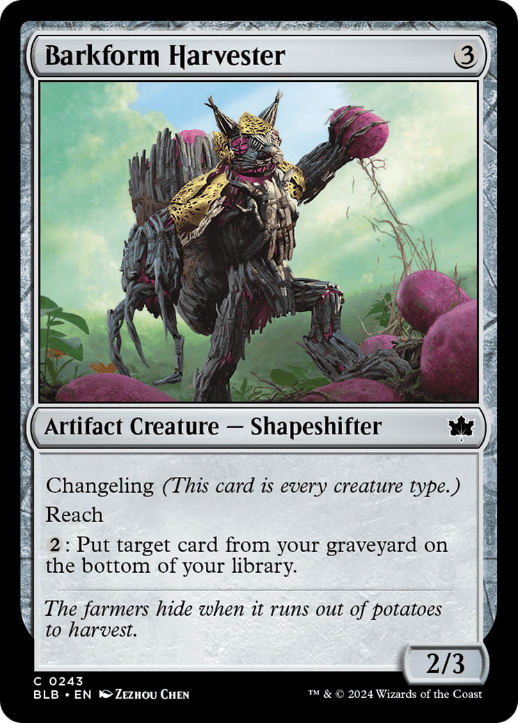 Barkform Harvester [Bloomburrow] Foil