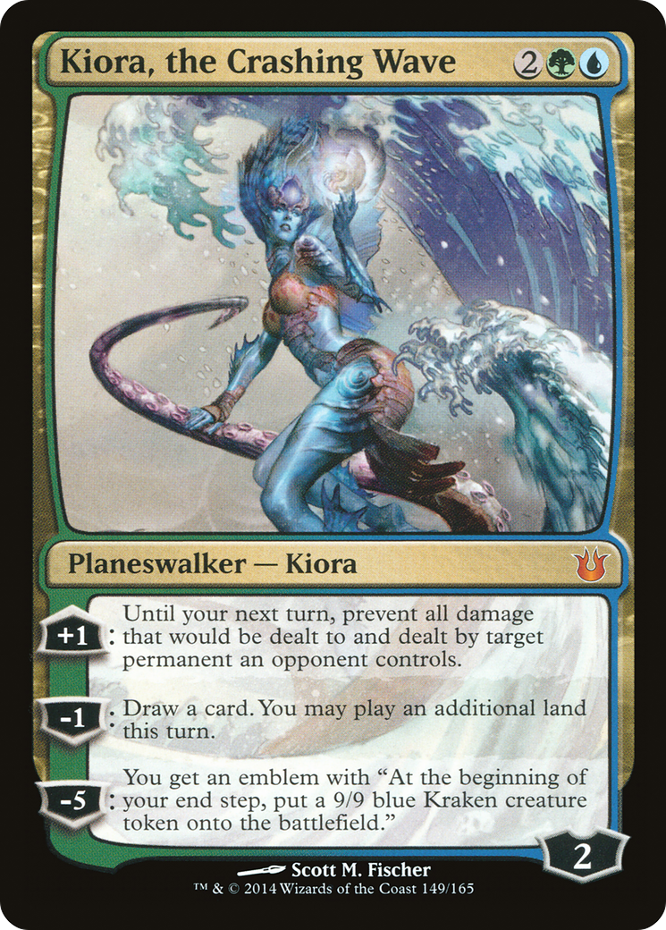 Kiora, the Crashing Wave [Born of the Gods] Foil