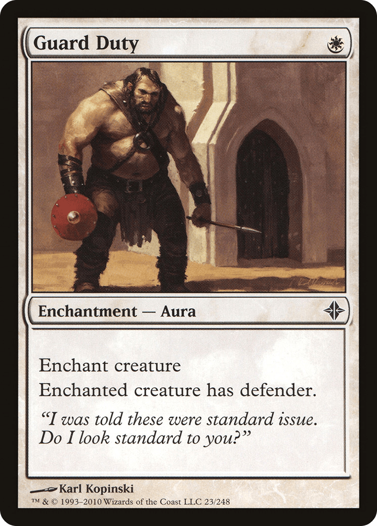 Guard Duty [Rise of the Eldrazi] Foil