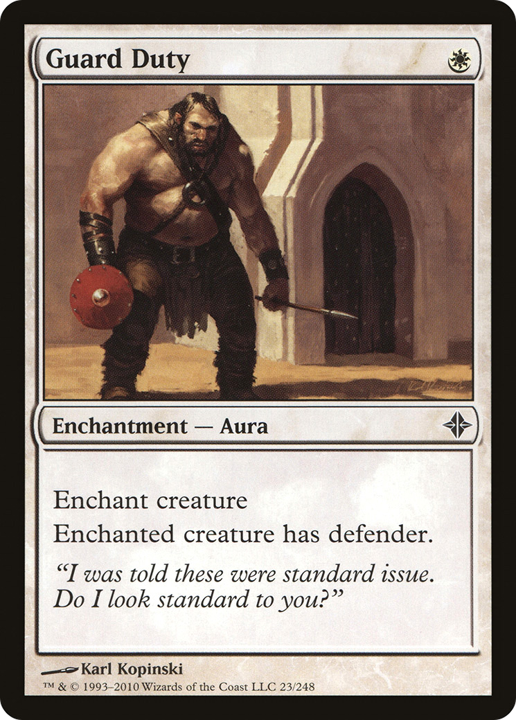 Guard Duty [Rise of the Eldrazi] Foil