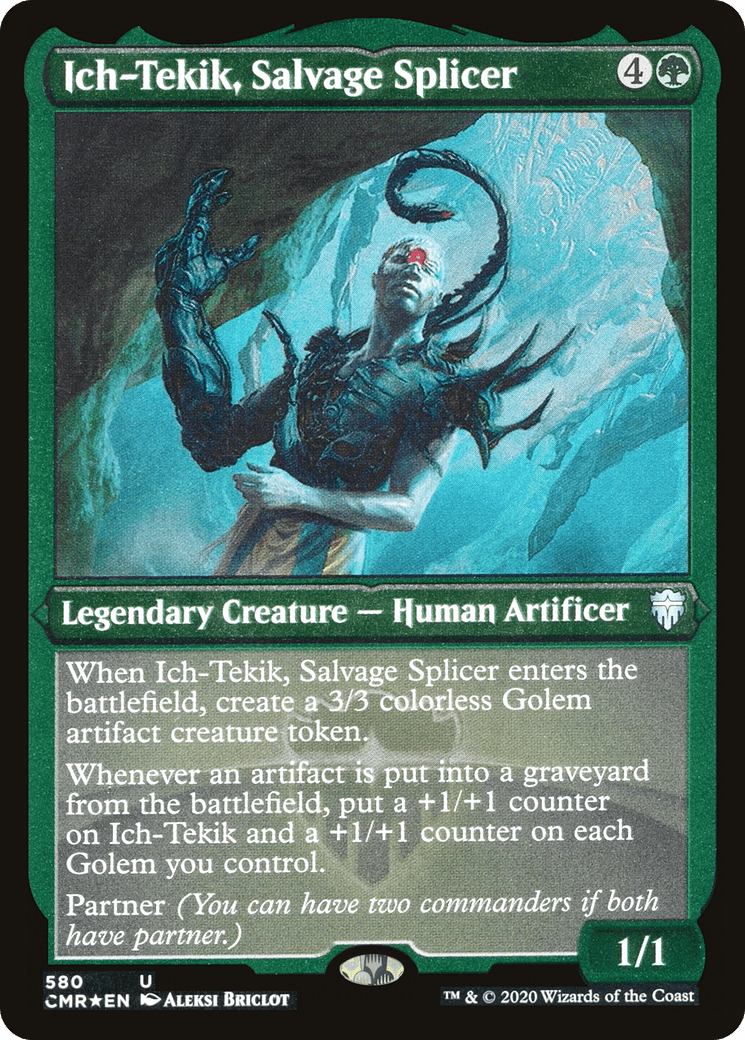 Ich-Tekik, Salvage Splicer (580) [Commander Legends]  Foil