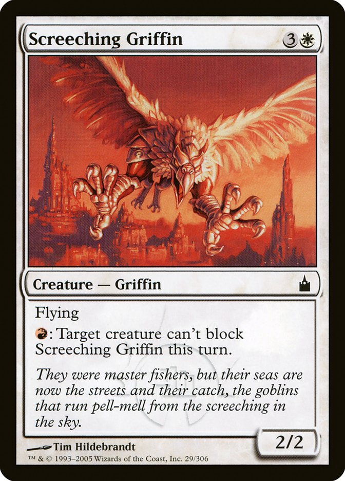 Screeching Griffin 29/306 (Ravnica: City of Guilds) 