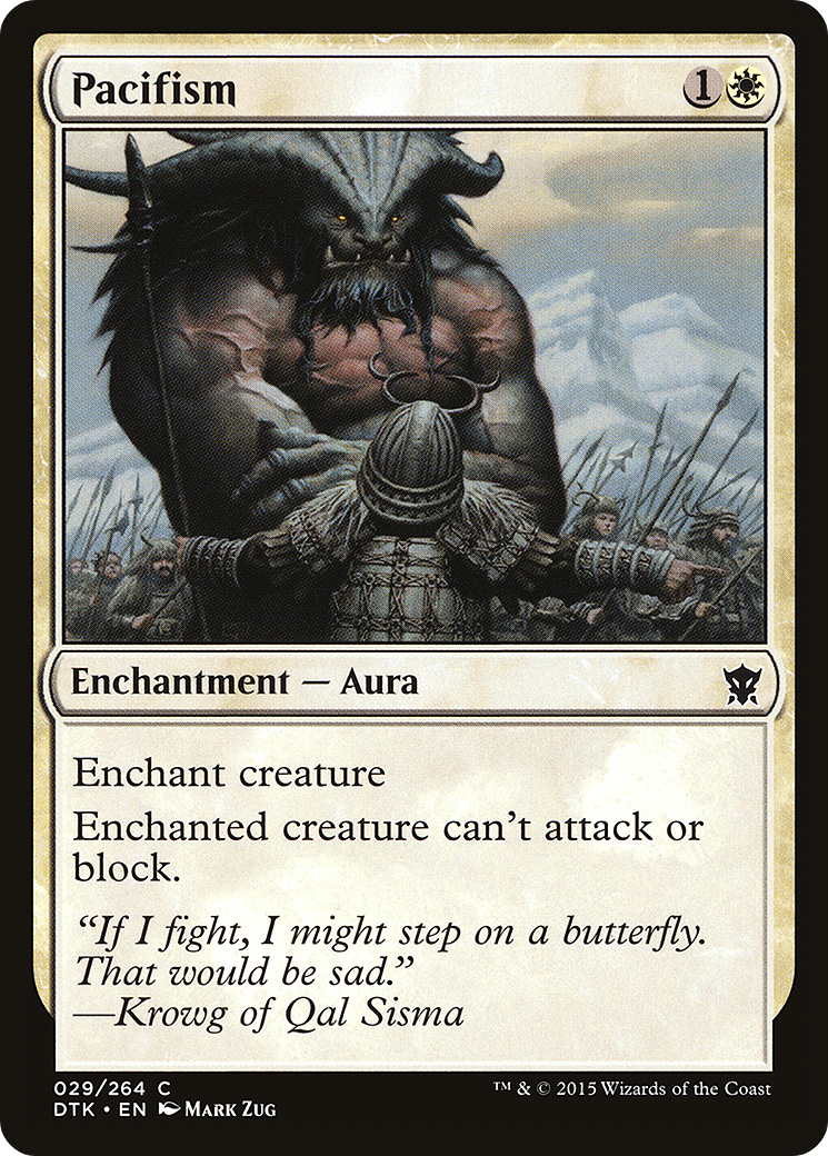 Pacifism [Dragons of Tarkir] Foil