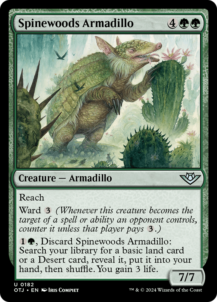 Spinewoods Armadillo [Outlaws of Thunder Junction] Foil
