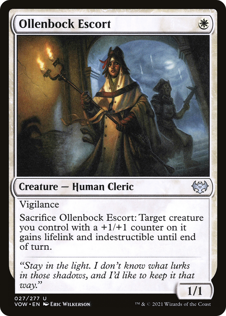 Ollenbock Escort [Innistrad: Crimson Vow] Foil