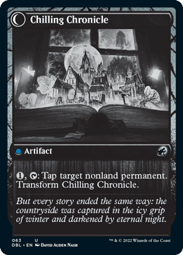 Mysterious Tome // Chilling Chronicle [Innistrad: Double Feature] Foil