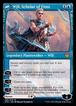 Rowan, Scholar of Sparks // Will, Scholar of Frost [Strixhaven: School of Mages] Foil