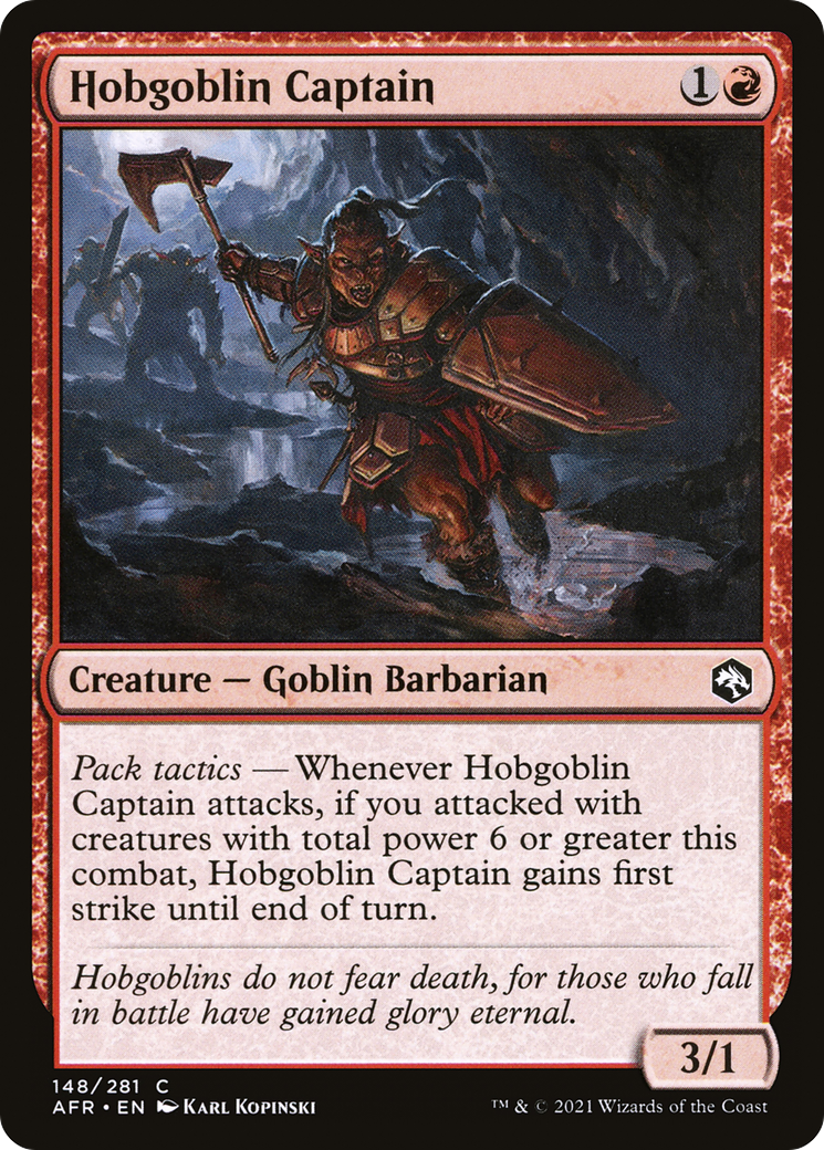 Hobgoblin Captain [Dungeons & Dragons: Adventures in the Forgotten Realms] Foil