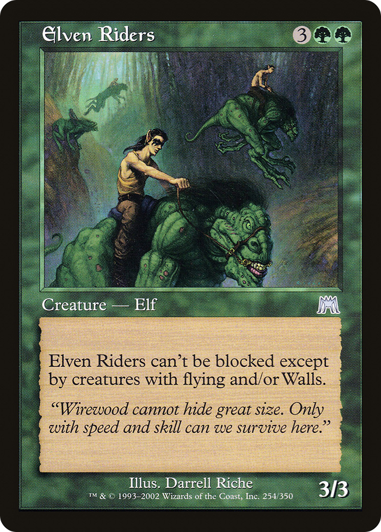Elven Riders [Onslaught] Foil