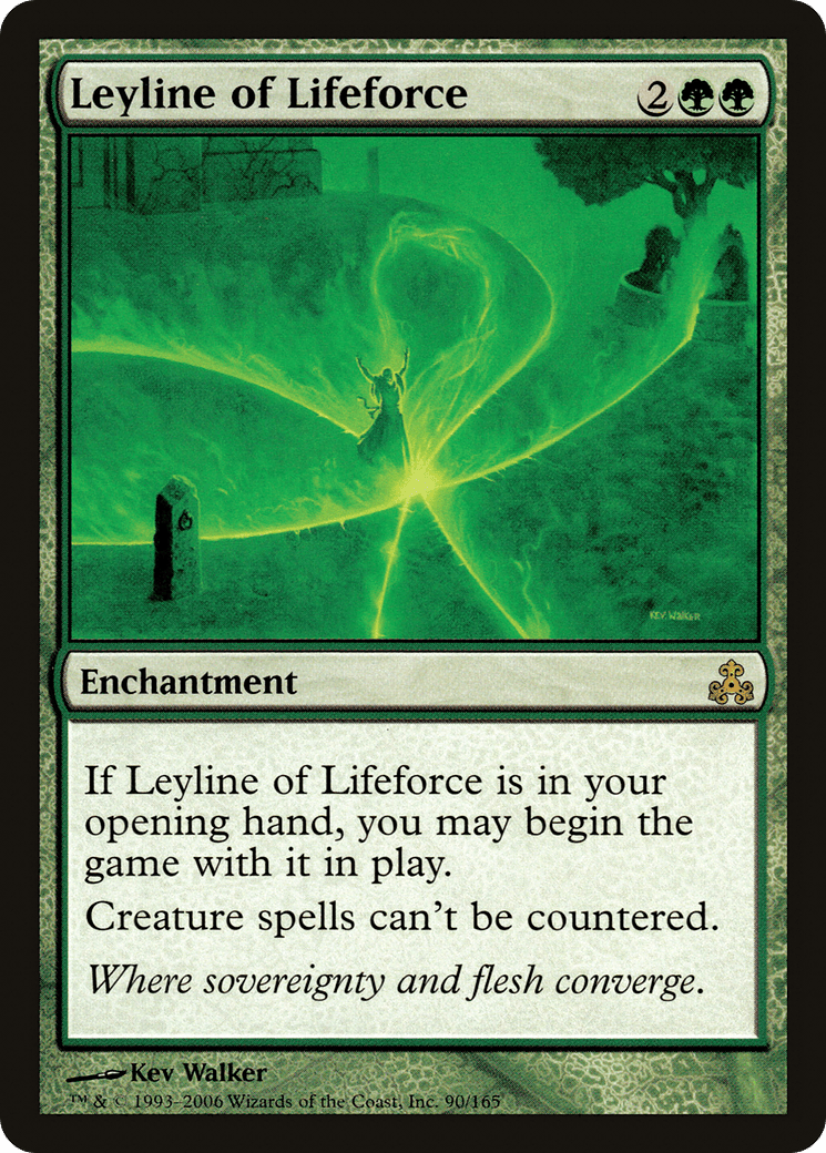 Leyline of Lifeforce [Guildpact] Foil