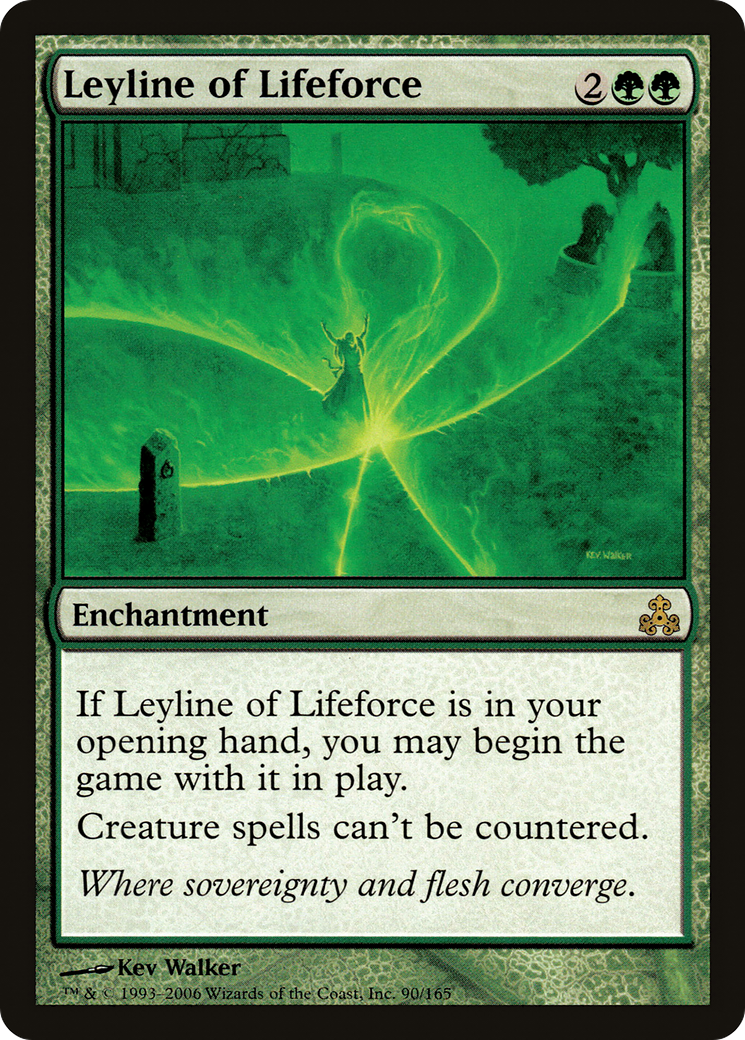 Leyline of Lifeforce [Guildpact] Foil