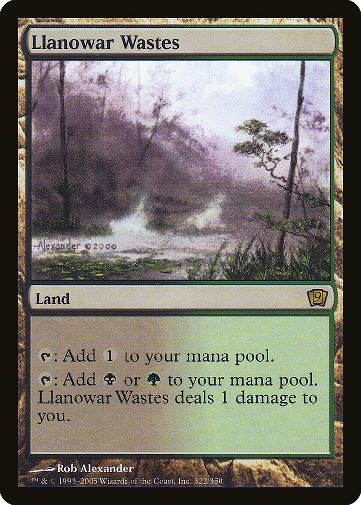 Llanowar Wastes [Ninth Edition] Foil