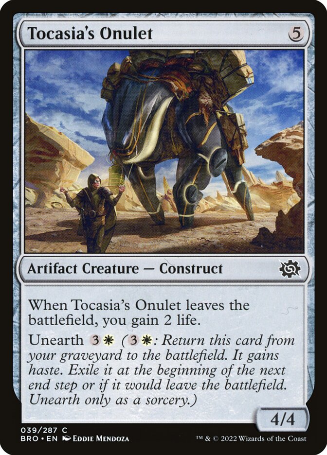 Tocasia's Onulet 39/287 (The Brothers' War) 
