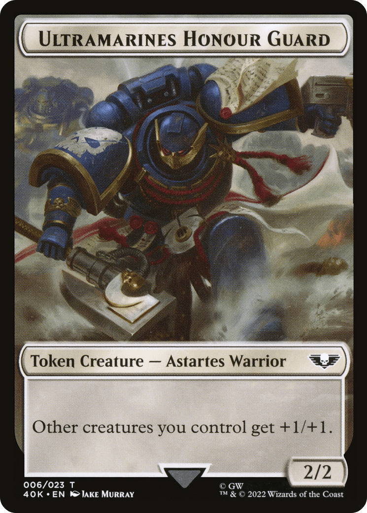 Ultramarines Honour Guard (T40K-006) - Warhammer 40,000 Tokens