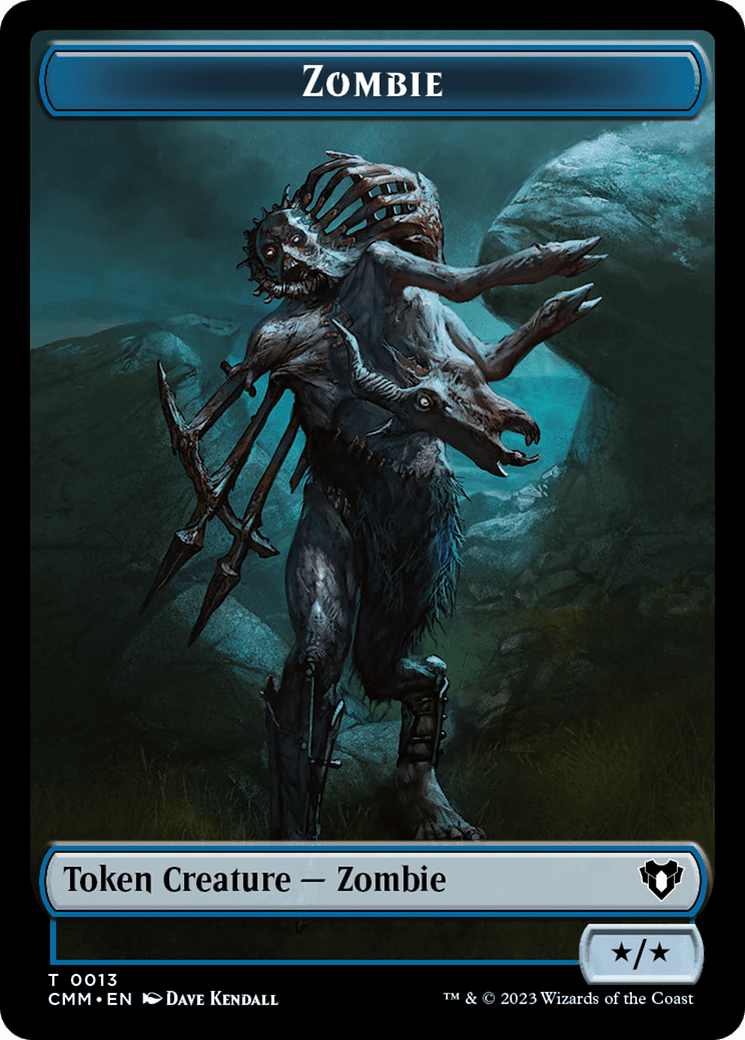 Zombie (TCMM-013) - Commander Masters Tokens Foil
