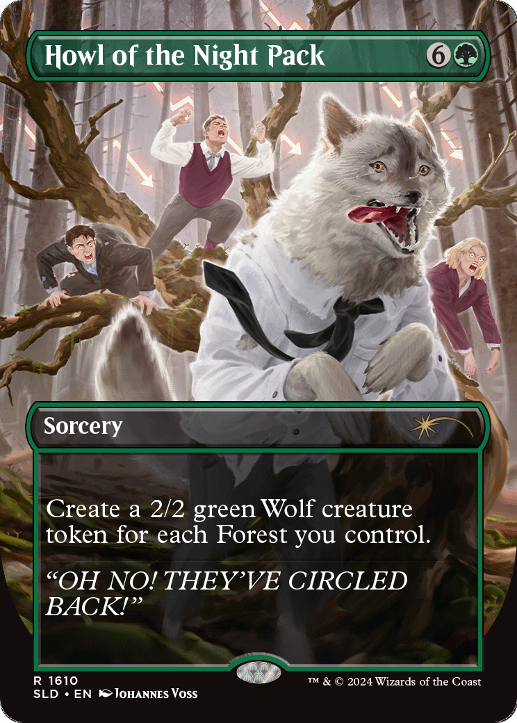 Howl of the Night Pack (SLD-1610) - Secret Lair Drop (Borderless) Foil
