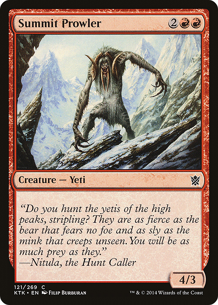 Summit Prowler [Khans of Tarkir] Foil