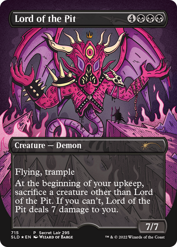 Lord of the Pit (Serial Numbered) [Secret Lair Drop Series] Foil