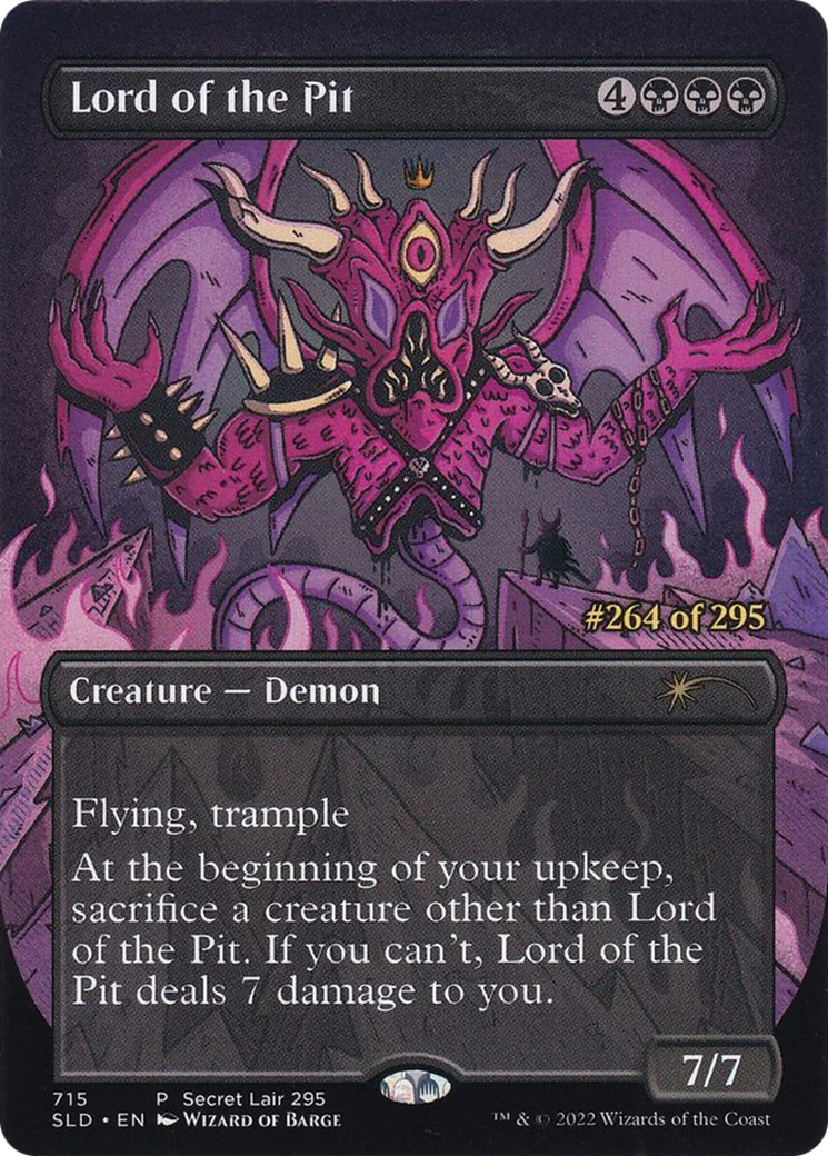Lord of the Pit (Serial Numbered) [Secret Lair Drop Series] Foil