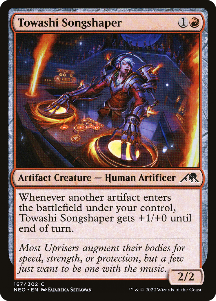 Towashi Songshaper [Kamigawa: Neon Dynasty] Foil