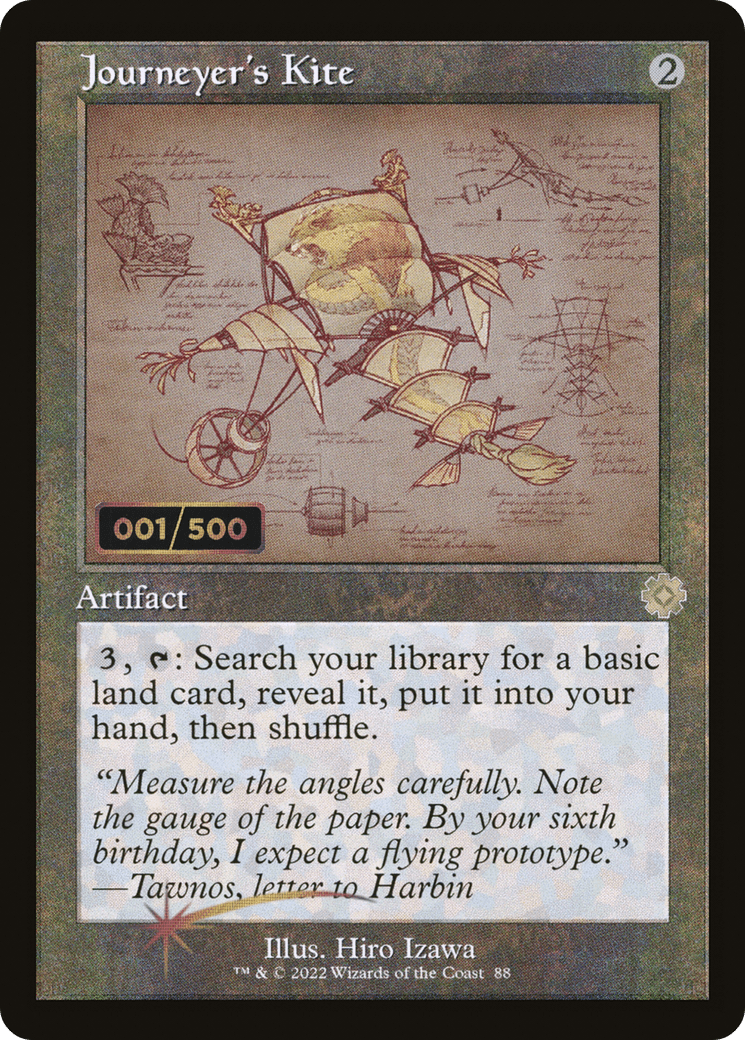 Journeyer's Kite (Retro Schematic) (Serialized) [The Brothers' War Retro Artifacts]