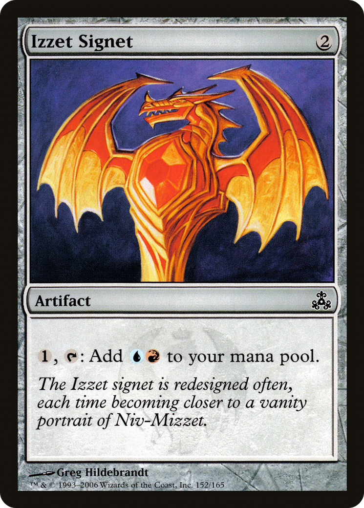 Izzet Signet [Guildpact] Foil