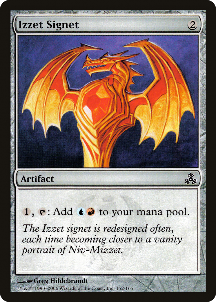 Izzet Signet [Guildpact] Foil