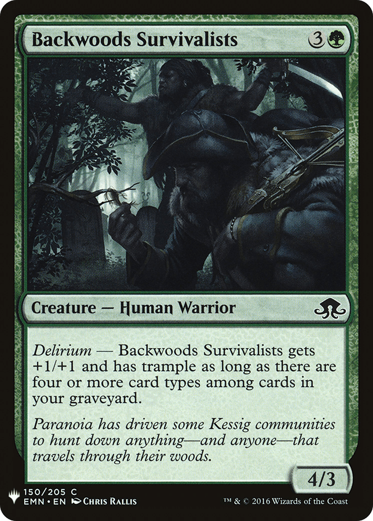 Backwoods Survivalists |  (EMN-150) [The List]