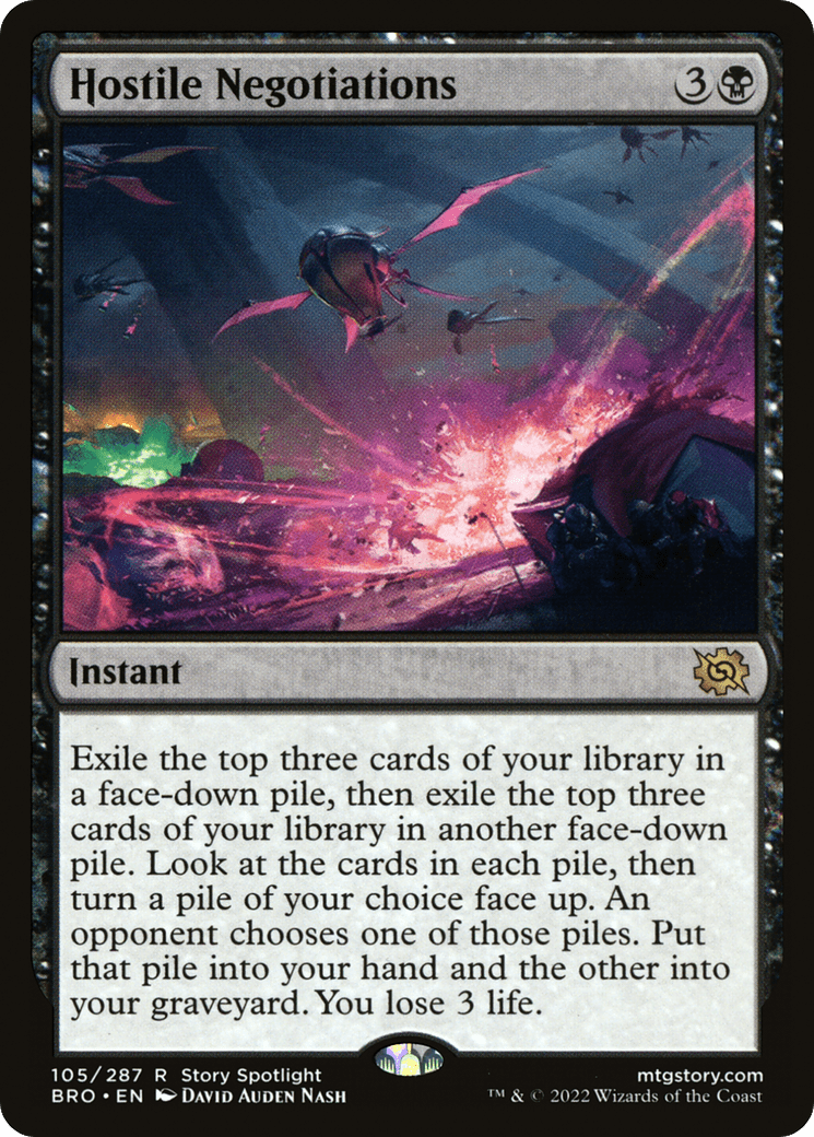 Hostile Negotiations [The Brothers' War] Foil