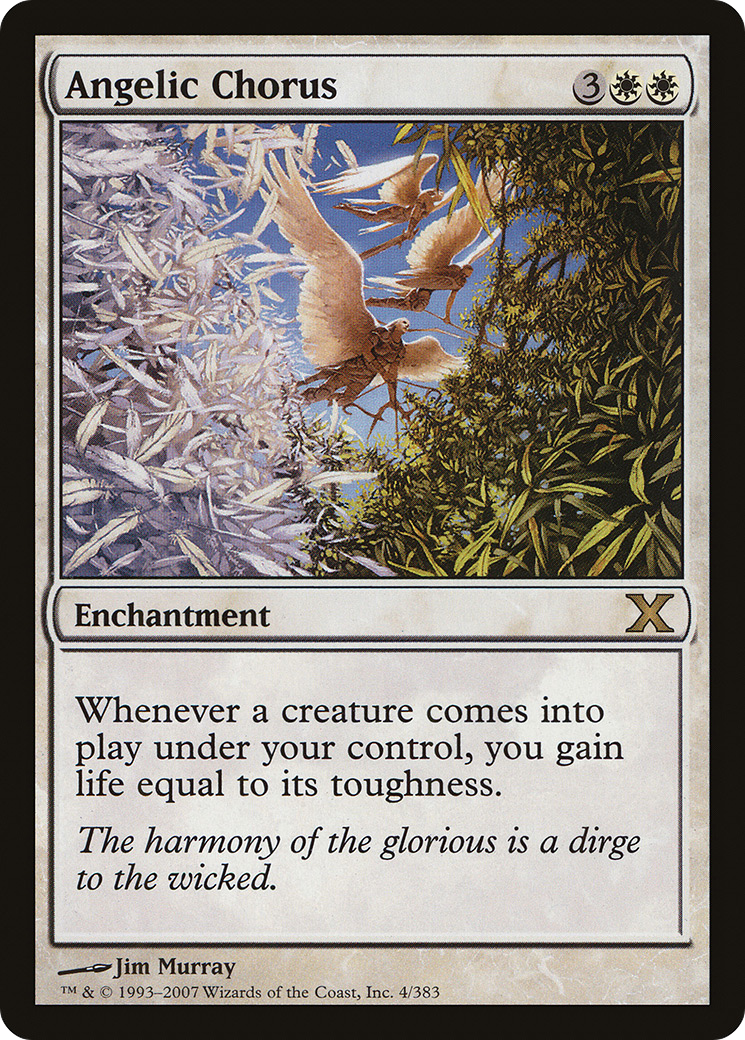 Angelic Chorus [Tenth Edition] Foil