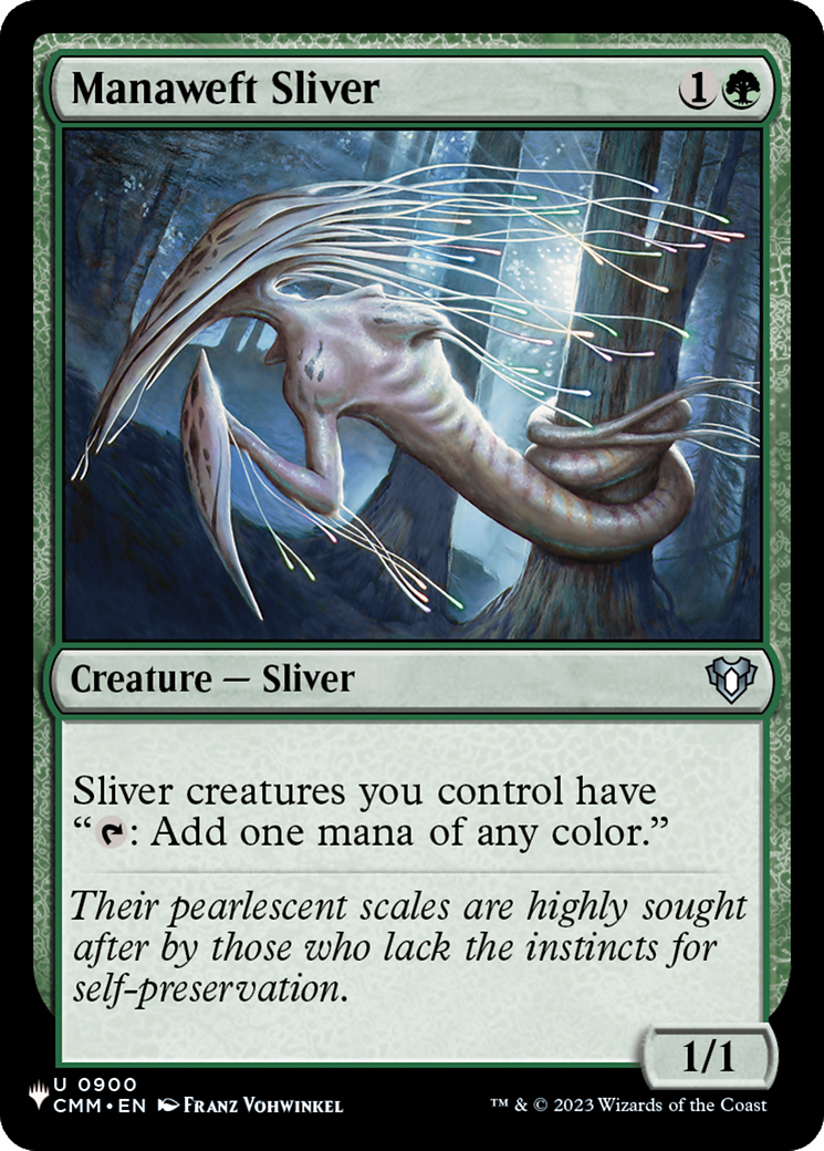 Manaweft Sliver |  (CMM-900) [The List]