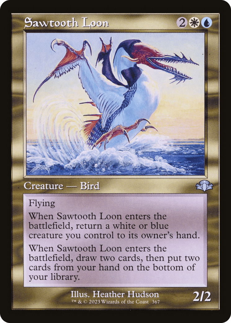 Sawtooth Loon (Retro) [Dominaria Remastered] Foil