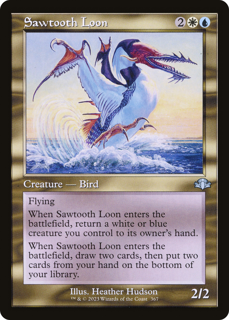Sawtooth Loon (Retro) [Dominaria Remastered] Foil
