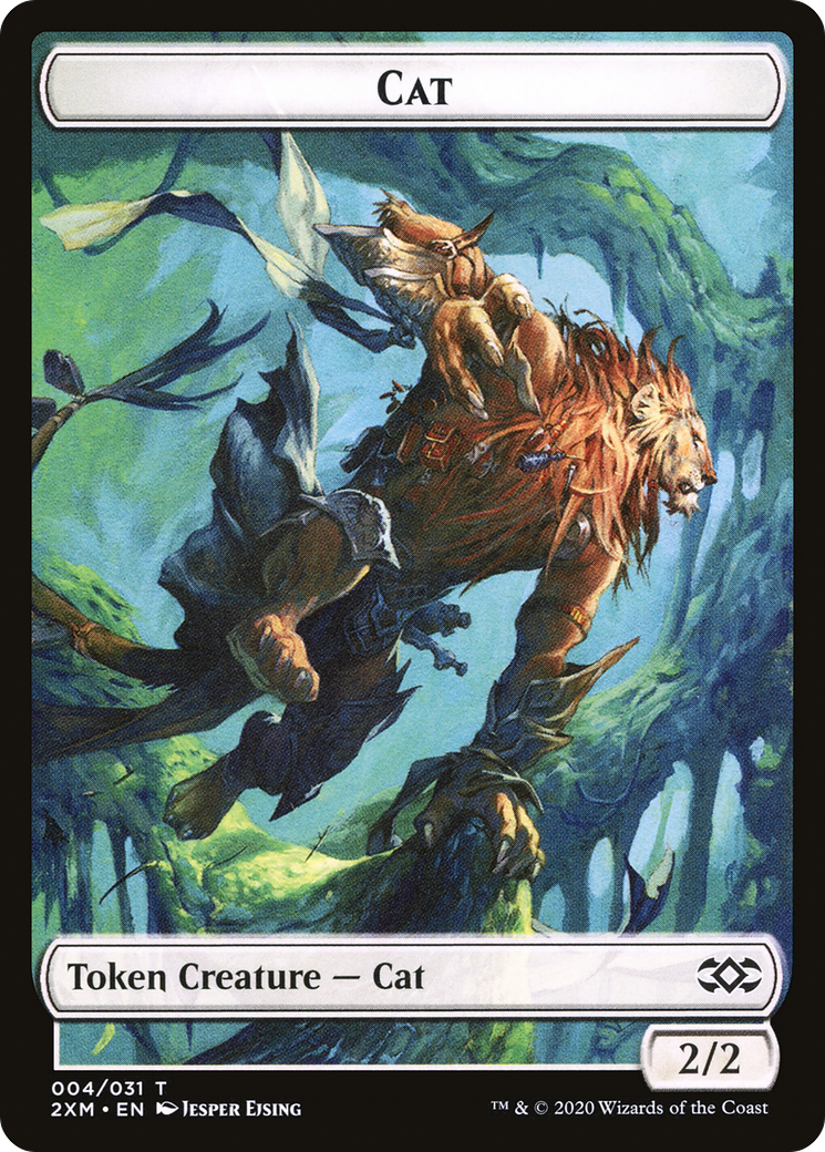 Cat (T2XM-004) - Double Masters Tokens Foil
