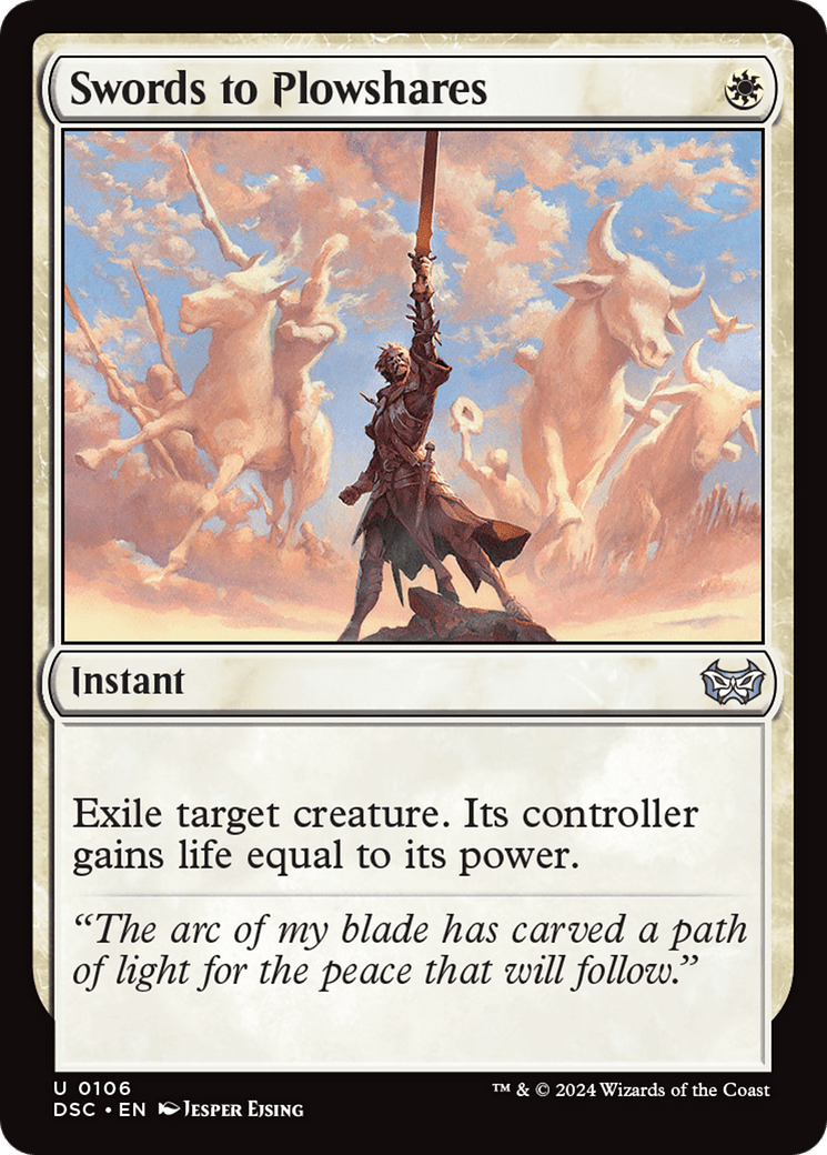 Swords to Plowshares [Duskmourn: House of Horror Commander]