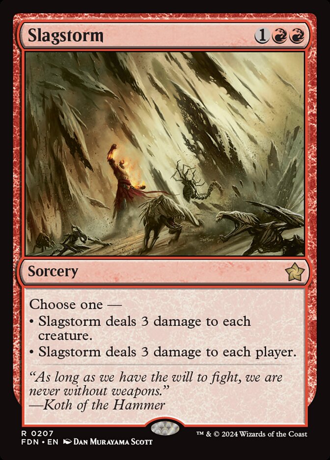 Slagstorm 207 (Foundations)  - Foil