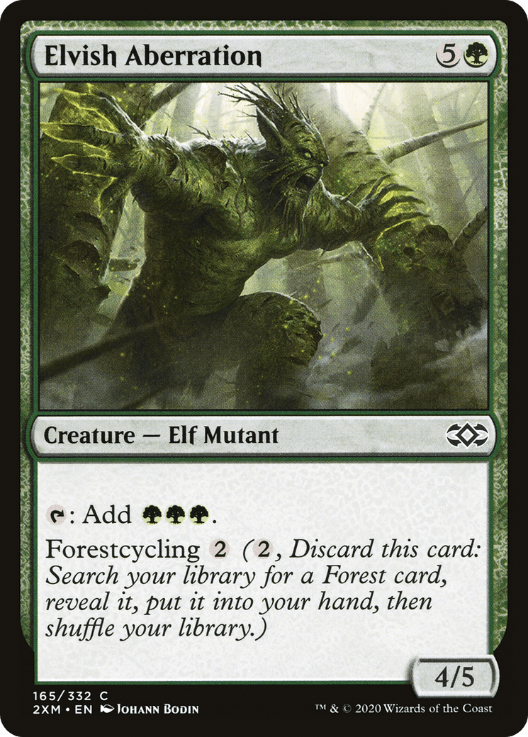 Elvish Aberration [Double Masters] Foil
