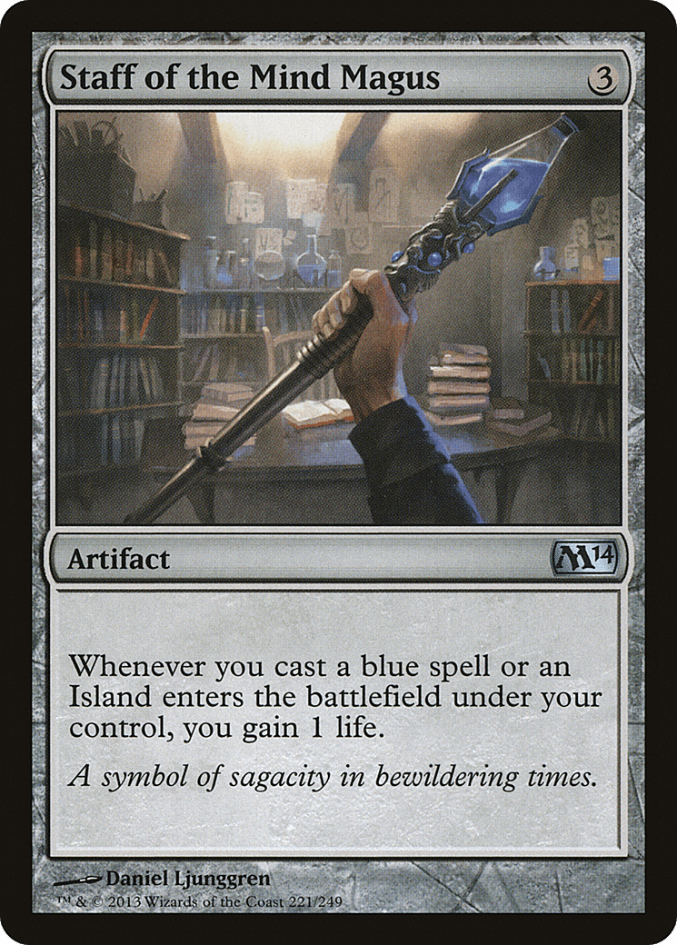 Staff of the Mind Magus [Magic 2014] Foil