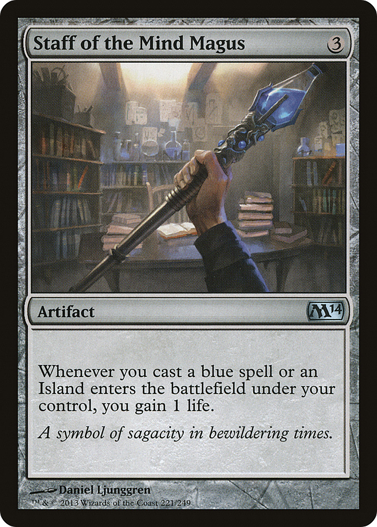 Staff of the Mind Magus [Magic 2014] Foil