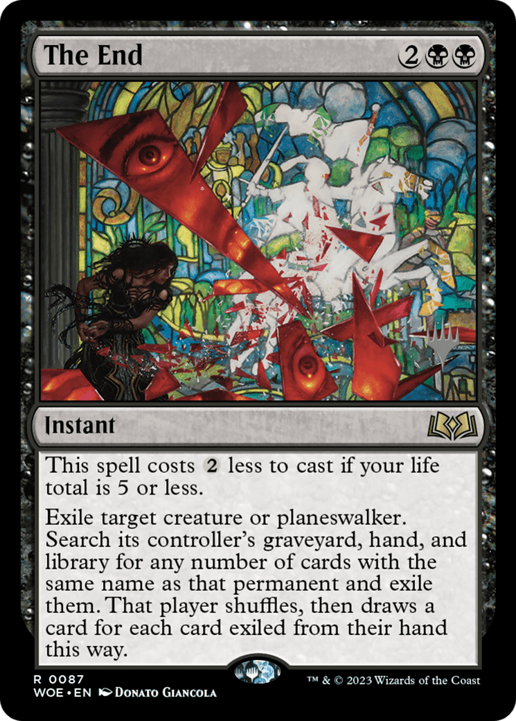 The End (Promo Pack) [Wilds of Eldraine Promos] Foil