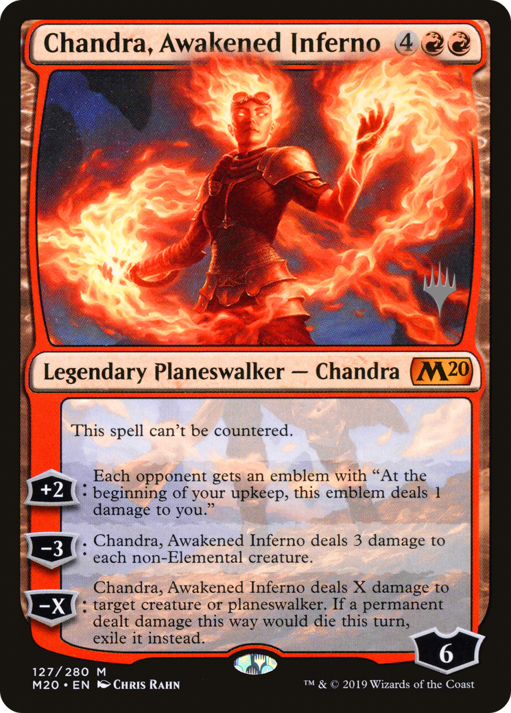 Chandra, Awakened Inferno (Promo Pack) [Core Set 2020 Promos] Foil