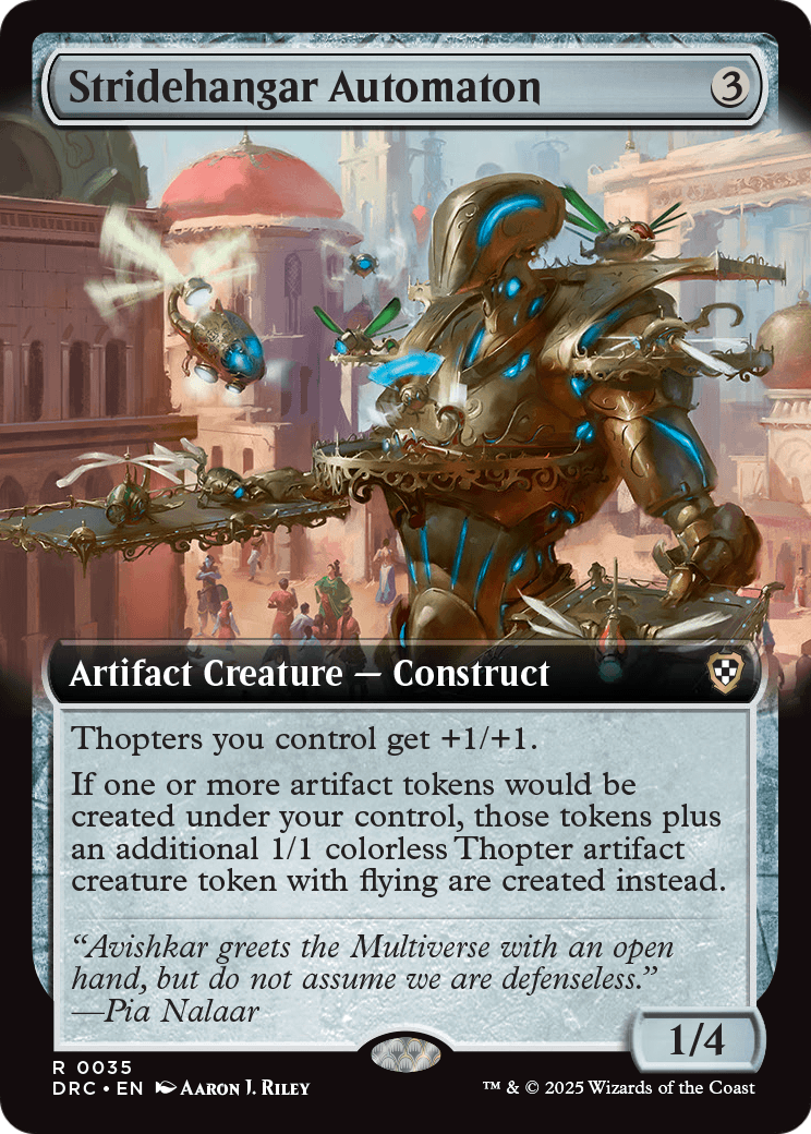 Stridehangar Automaton (Extended Art) (-035) [Commander: Aetherdrift]