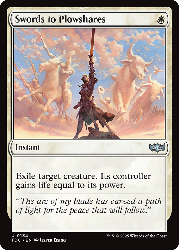 Swords to Plowshares (134) [Commander: Tarkir: Dragonstorm]